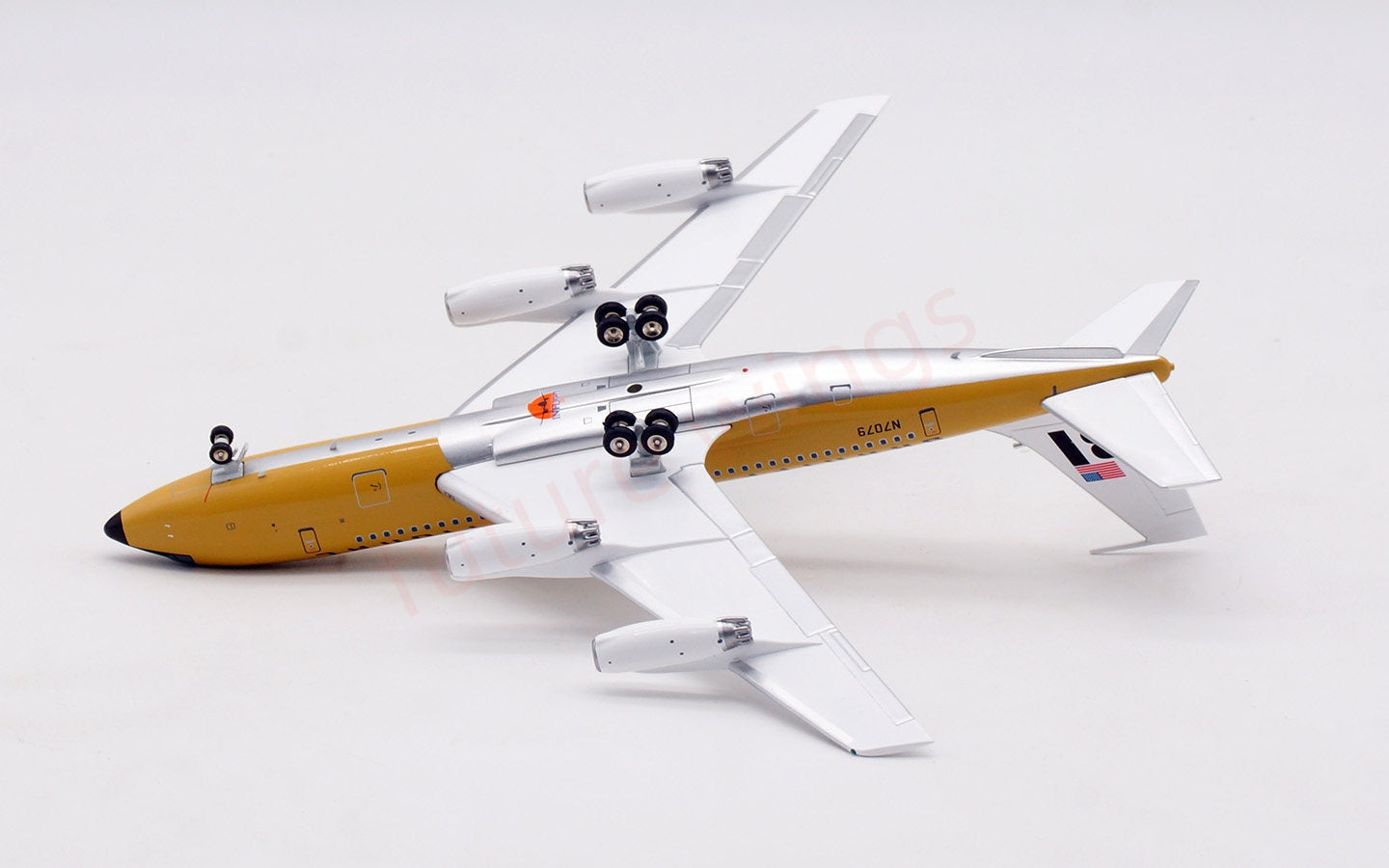 1:200 InFlight200 Braniff International B720 N7079 Diecast Aircraft Model