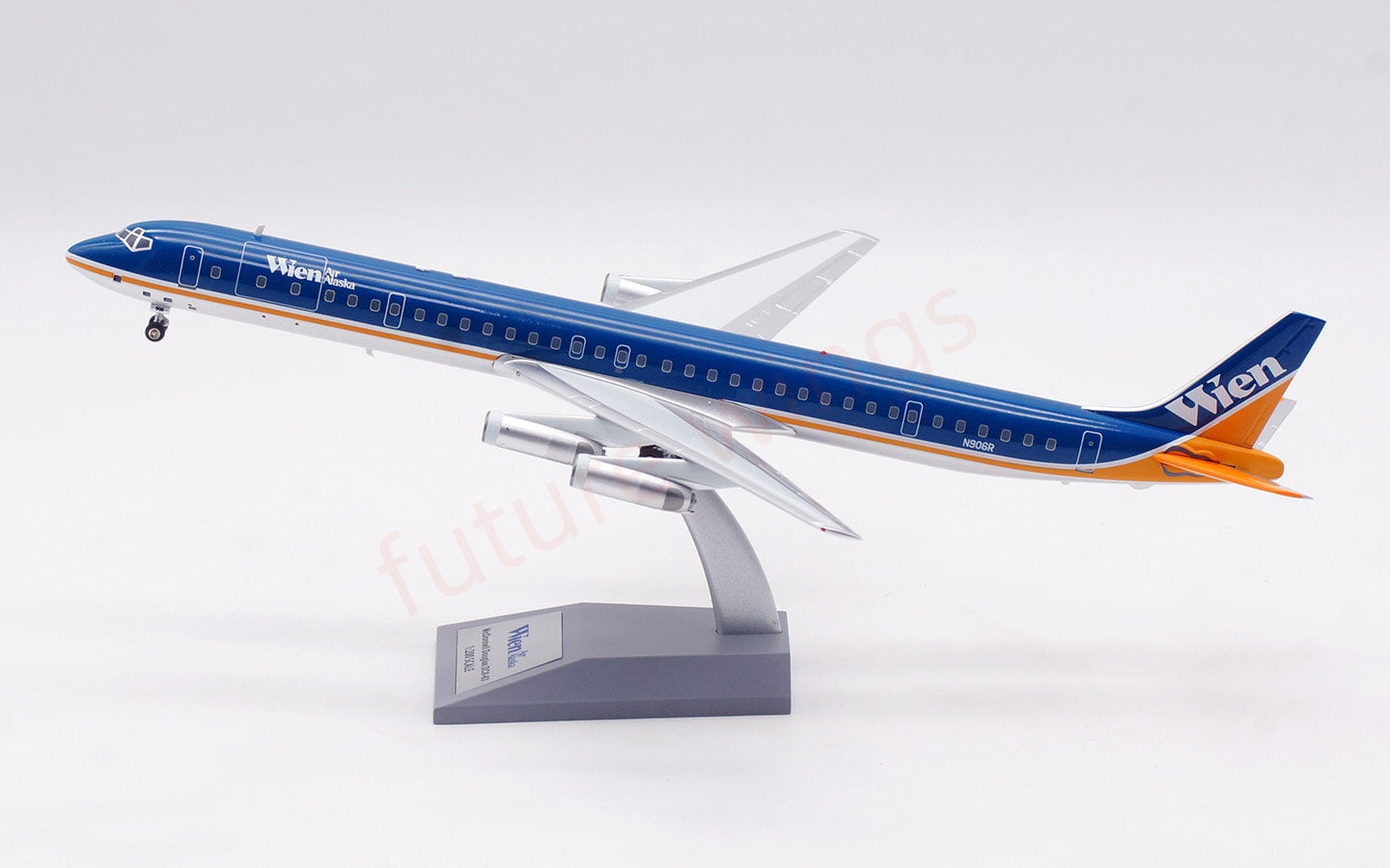 1:200 InFlight200 Wien Air Alaska DC-8-63 N906R Diecast Aircraft Model