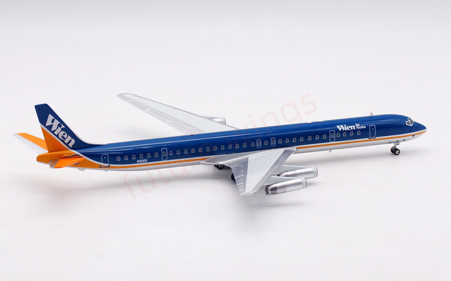 1:200 InFlight200 Wien Air Alaska DC-8-63 N906R Diecast Aircraft Model