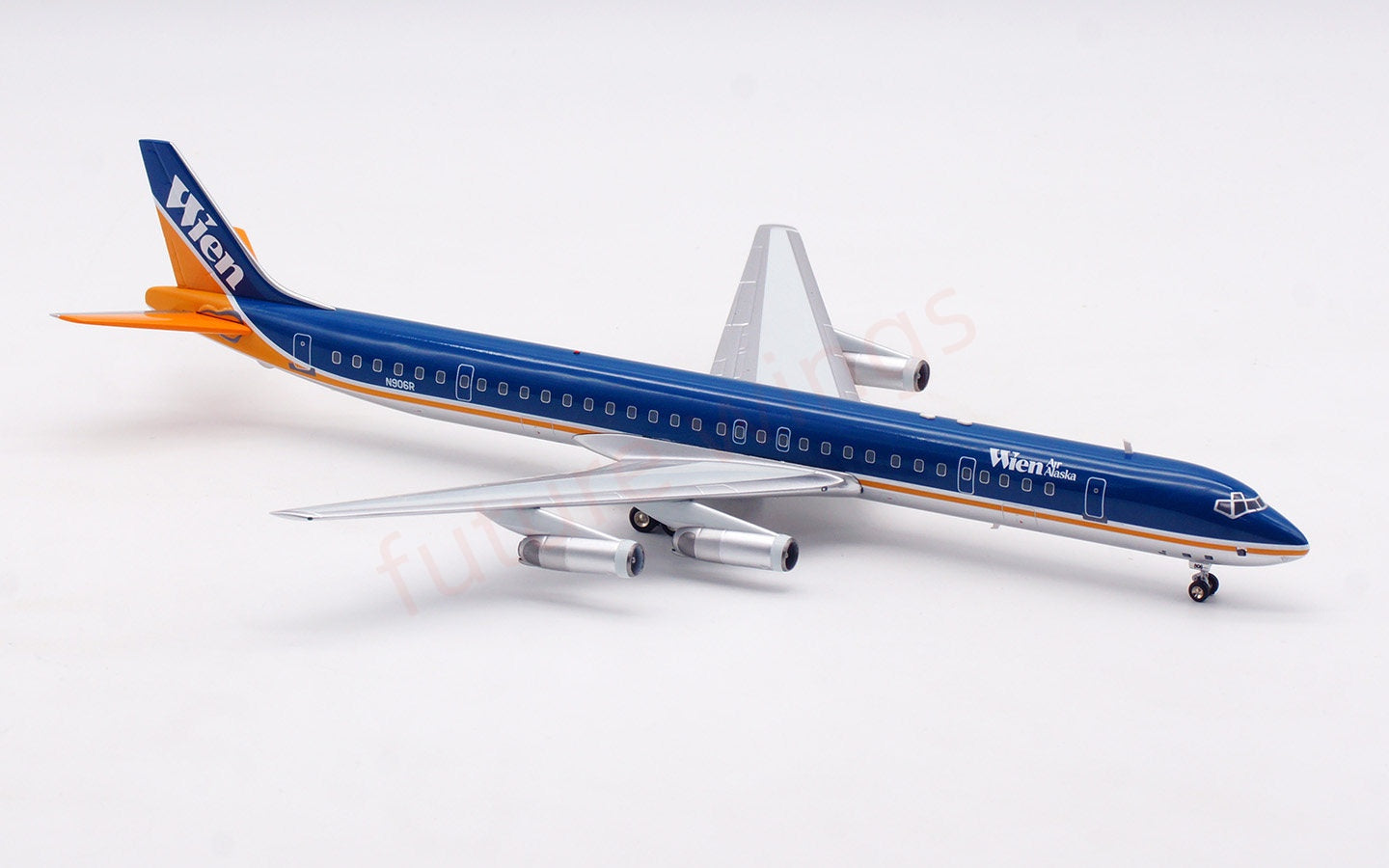 1:200 InFlight200 Wien Air Alaska DC-8-63 N906R Diecast Aircraft Model
