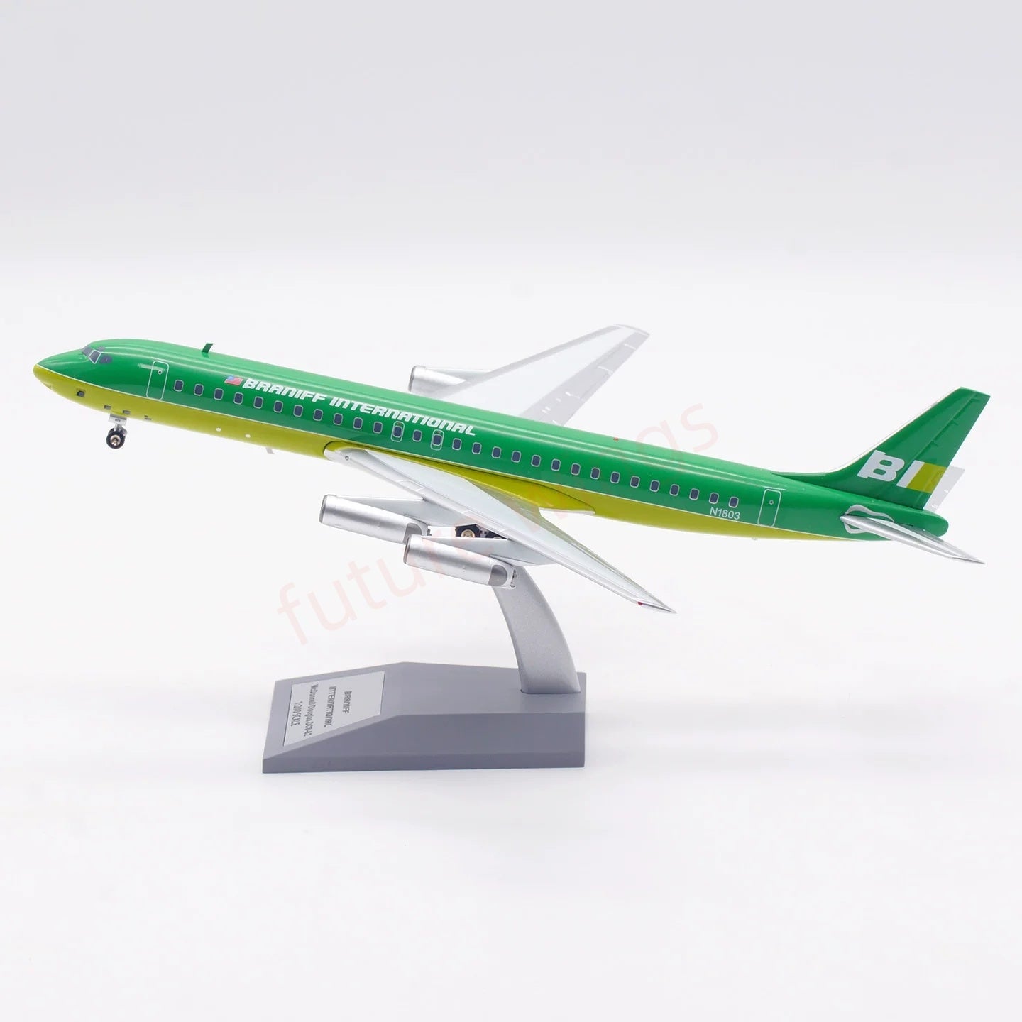 1:200 InFlight200 Braniff International DC-8-62 N1803 Diecast Aircraft Model