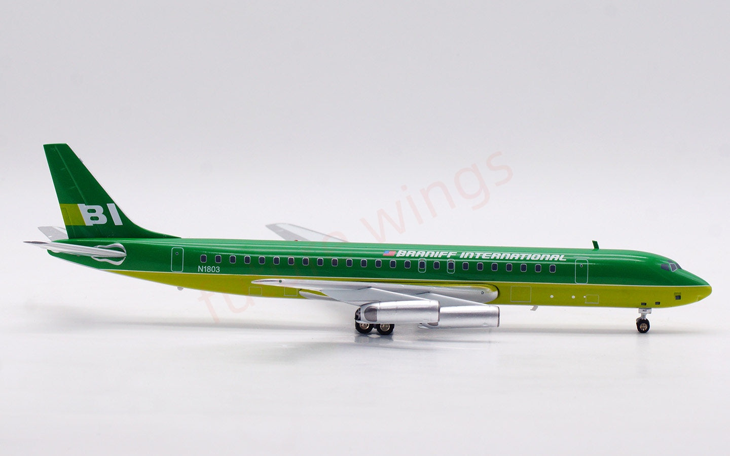 1:200 InFlight200 Braniff International DC-8-62 N1803 Diecast Aircraft Model