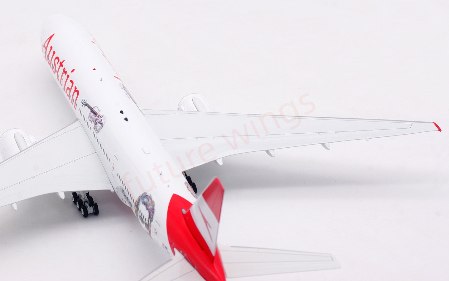 1:200 InFlight200 Austrian Airlines B777-200ER OE-LPF Diecast Aircraft Model