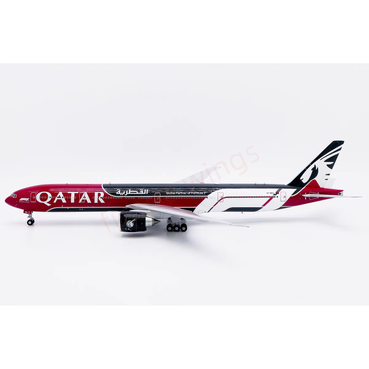 1:200 Z² Model (JC Wings) Qatar Airways B777-300ER A7-BEG  Diecast Aircraft Model