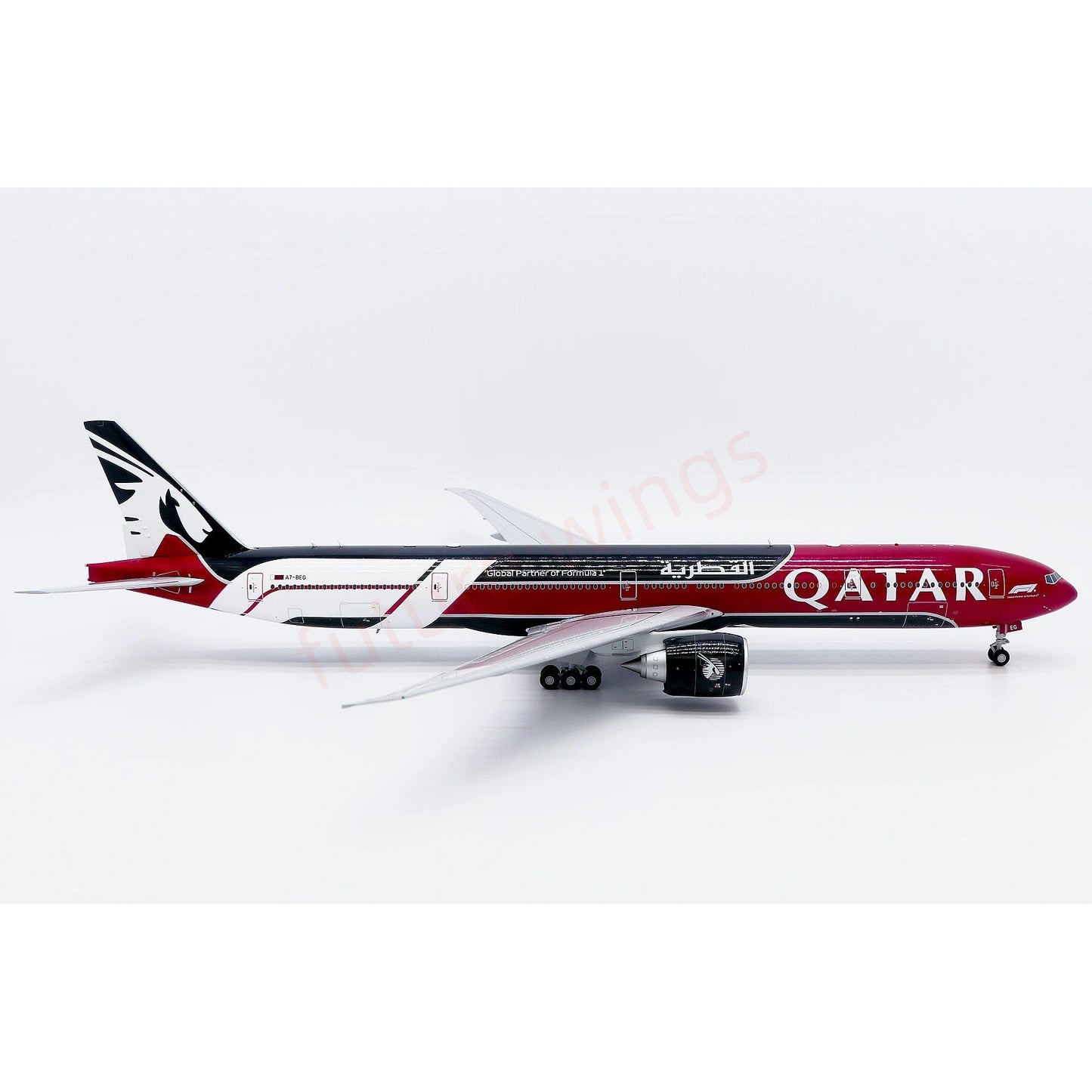 1:200 Z² Model (JC Wings) Qatar Airways B777-300ER A7-BEG  Diecast Aircraft Model