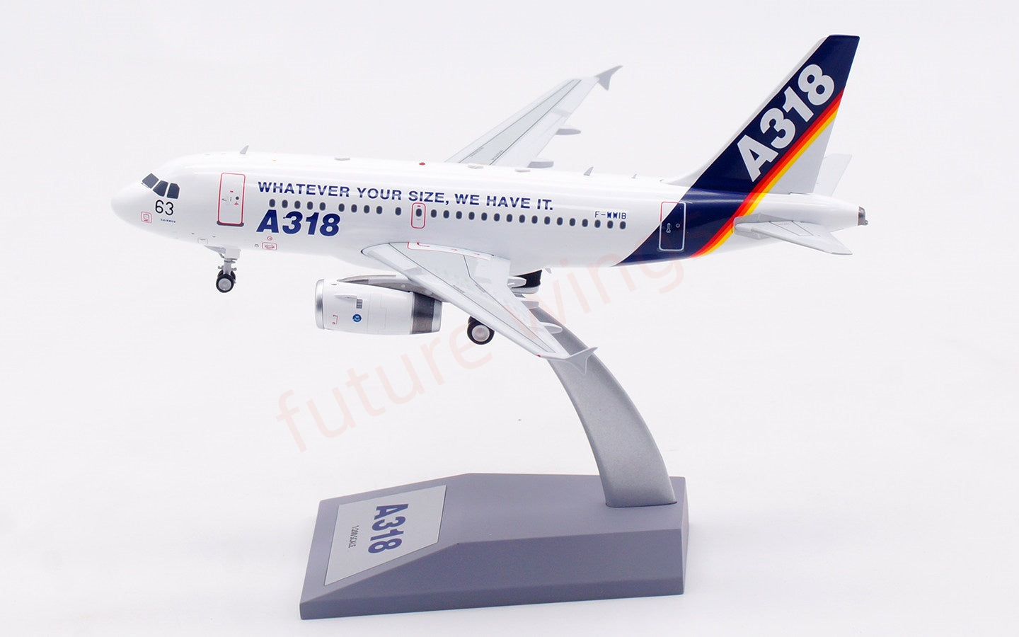 1:200 InFlight200 Airbus House Color A318 F-WWIB Diecast Aircraft Model
