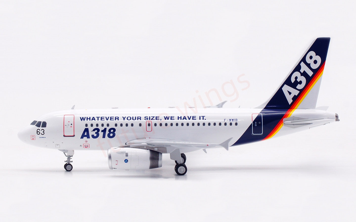 1:200 InFlight200 Airbus House Color A318 F-WWIB Diecast Aircraft Model