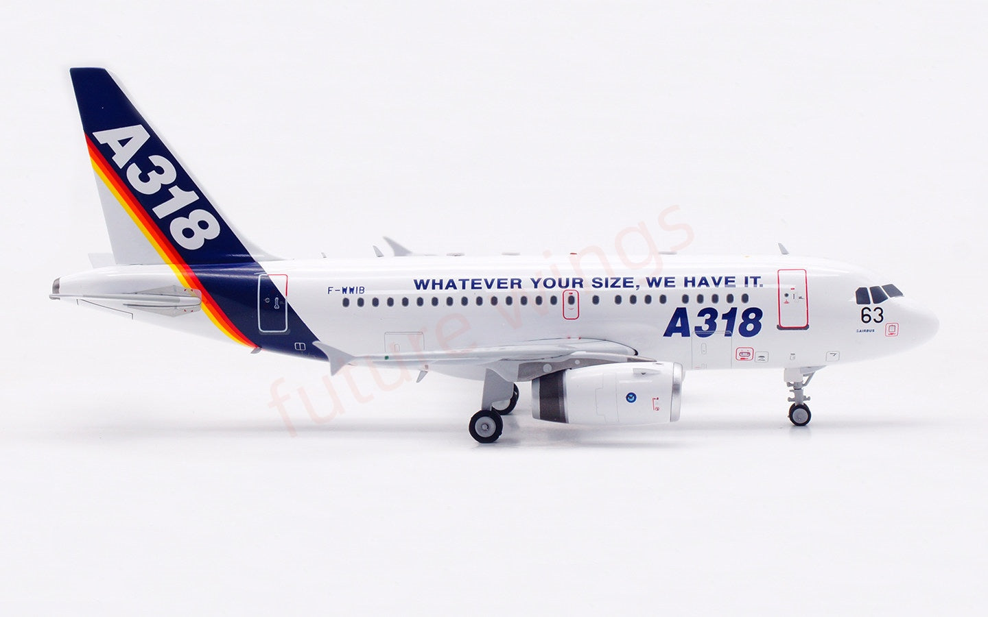 1:200 InFlight200 Airbus House Color A318 F-WWIB Diecast Aircraft Model