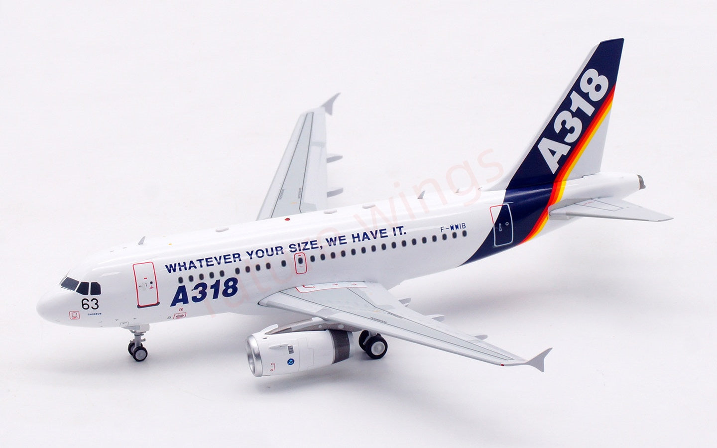 1:200 InFlight200 Airbus House Color A318 F-WWIB Diecast Aircraft Model