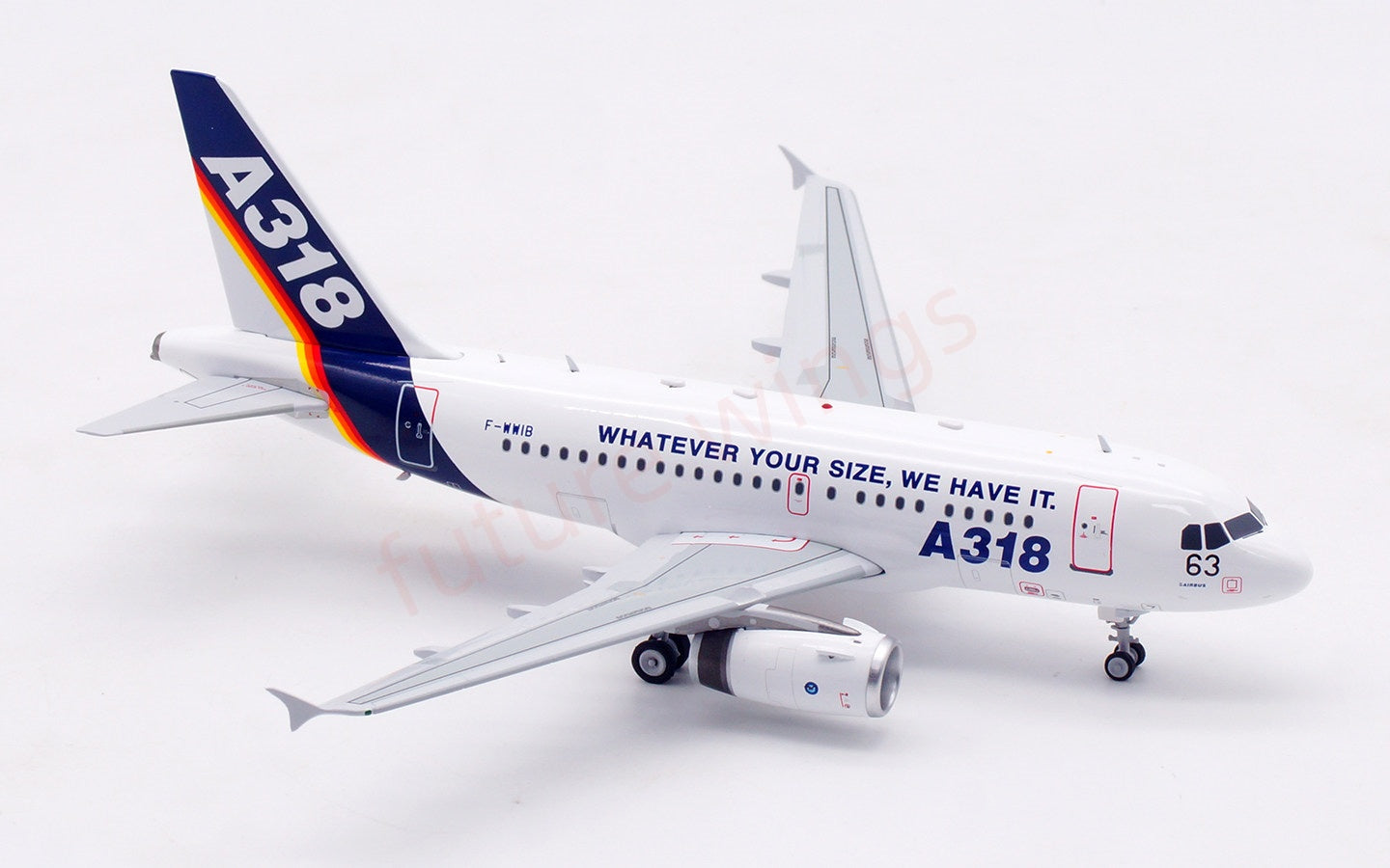1:200 InFlight200 Airbus House Color A318 F-WWIB Diecast Aircraft Model