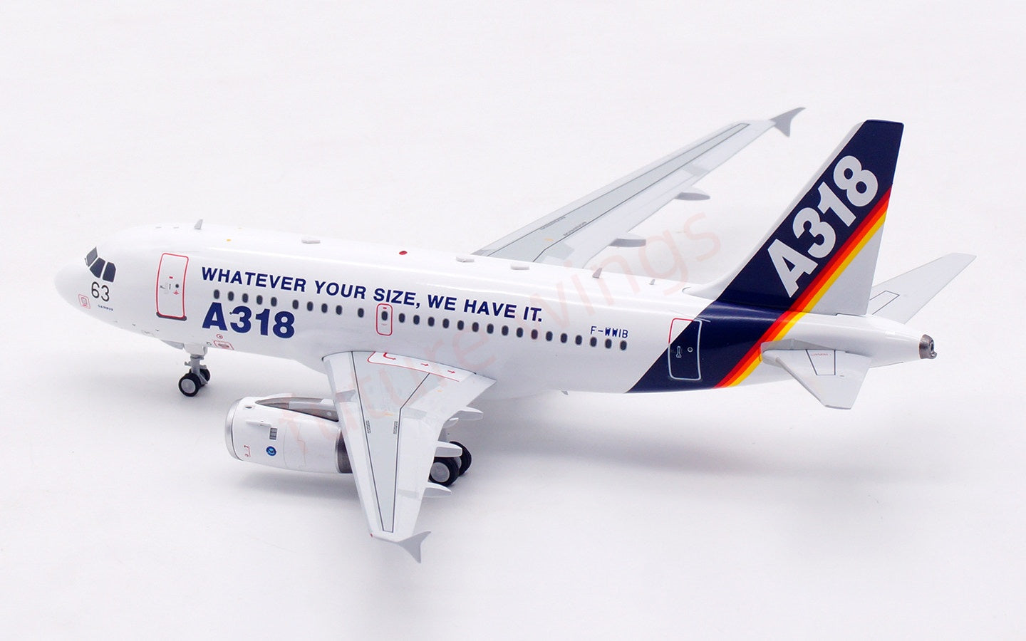 1:200 InFlight200 Airbus House Color A318 F-WWIB Diecast Aircraft Model