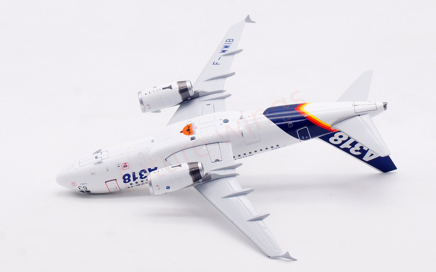 1:200 InFlight200 Airbus House Color A318 F-WWIB Diecast Aircraft Model