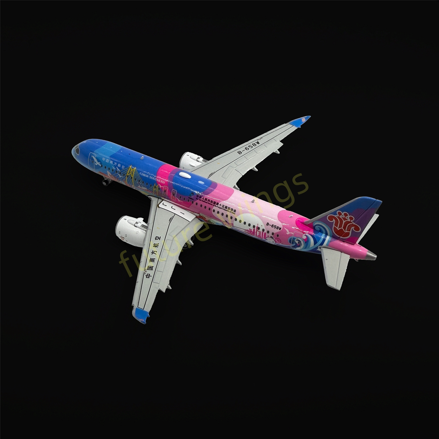 1:400 HX Models China Southern Airlines C919 B-658W Aircraft Model+Free Tractor