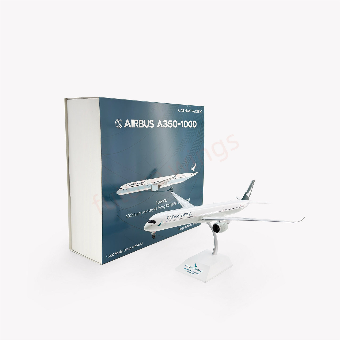 1:200 Z² Model(JC Wings) Cathay Pacific A350-1000 B-LXI CX8100 Diecast Aircraft Model