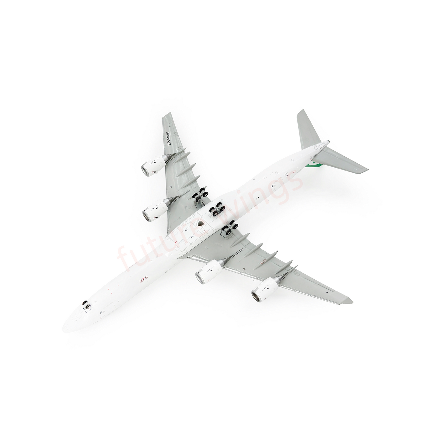 1:400 YY Wings Mahan Air A340-600 EP-MME Aircraft Model+Free Tractor