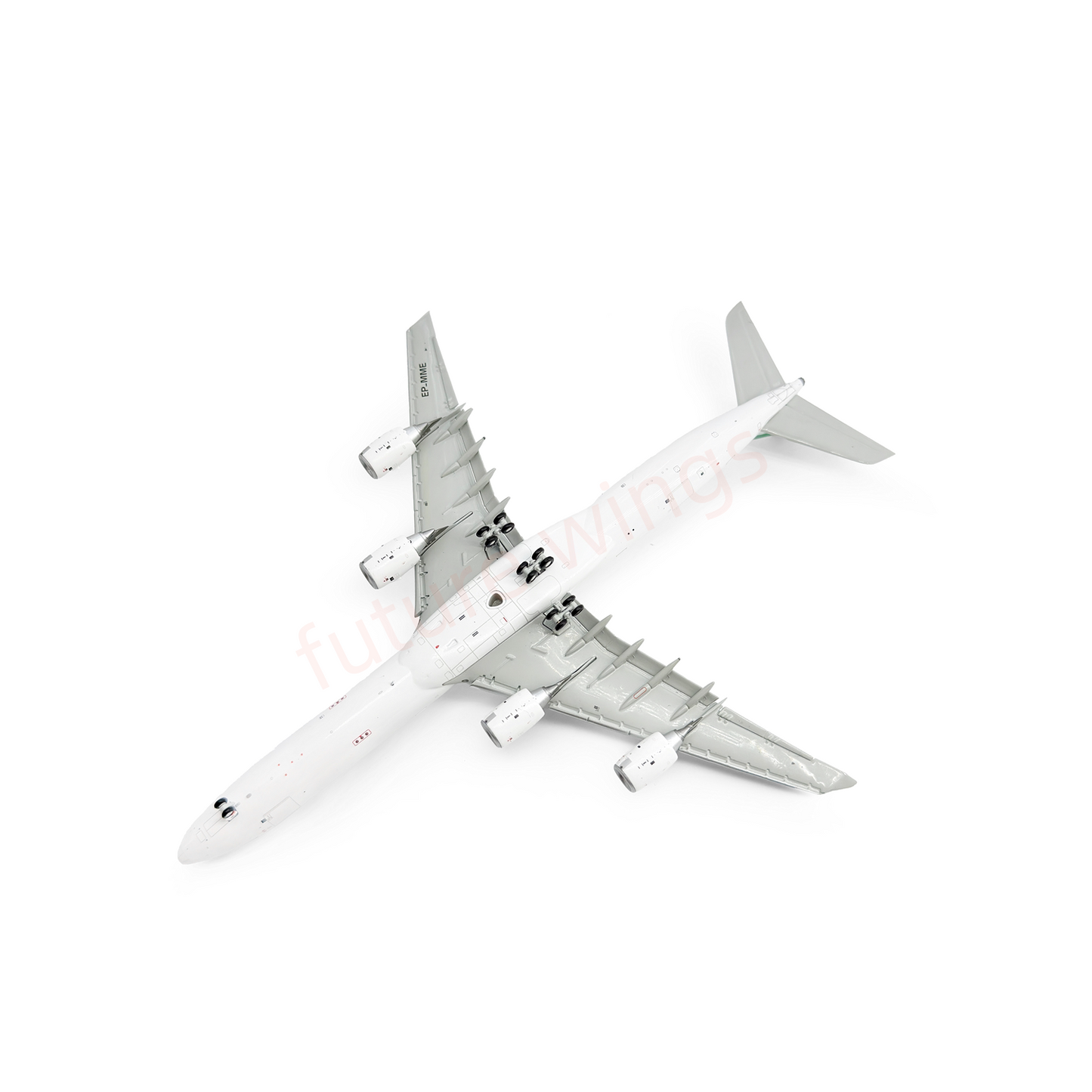 1:400 YY Wings Mahan Air A340-600 EP-MME Aircraft Model+Free Tractor
