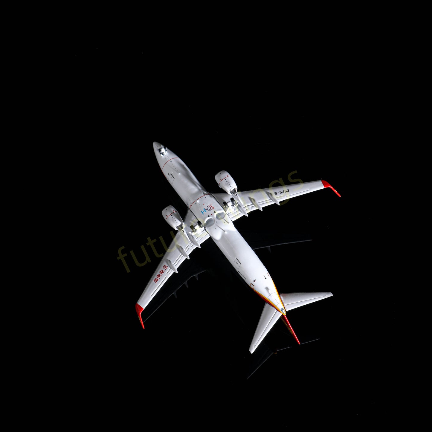 1:400 HYJL Wings Hainan Airlines B737-800 B-5463 Aircraft Model+Free Tractor