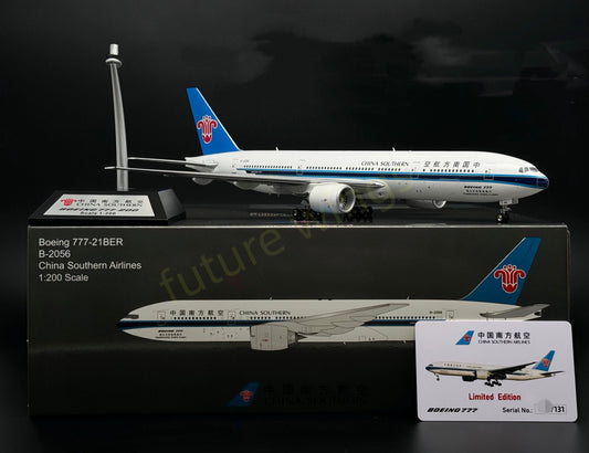 1:200 KJ Models(InFlight200) China Southern Airlines B777-200ER B-2056 Diecast Aircraft Model