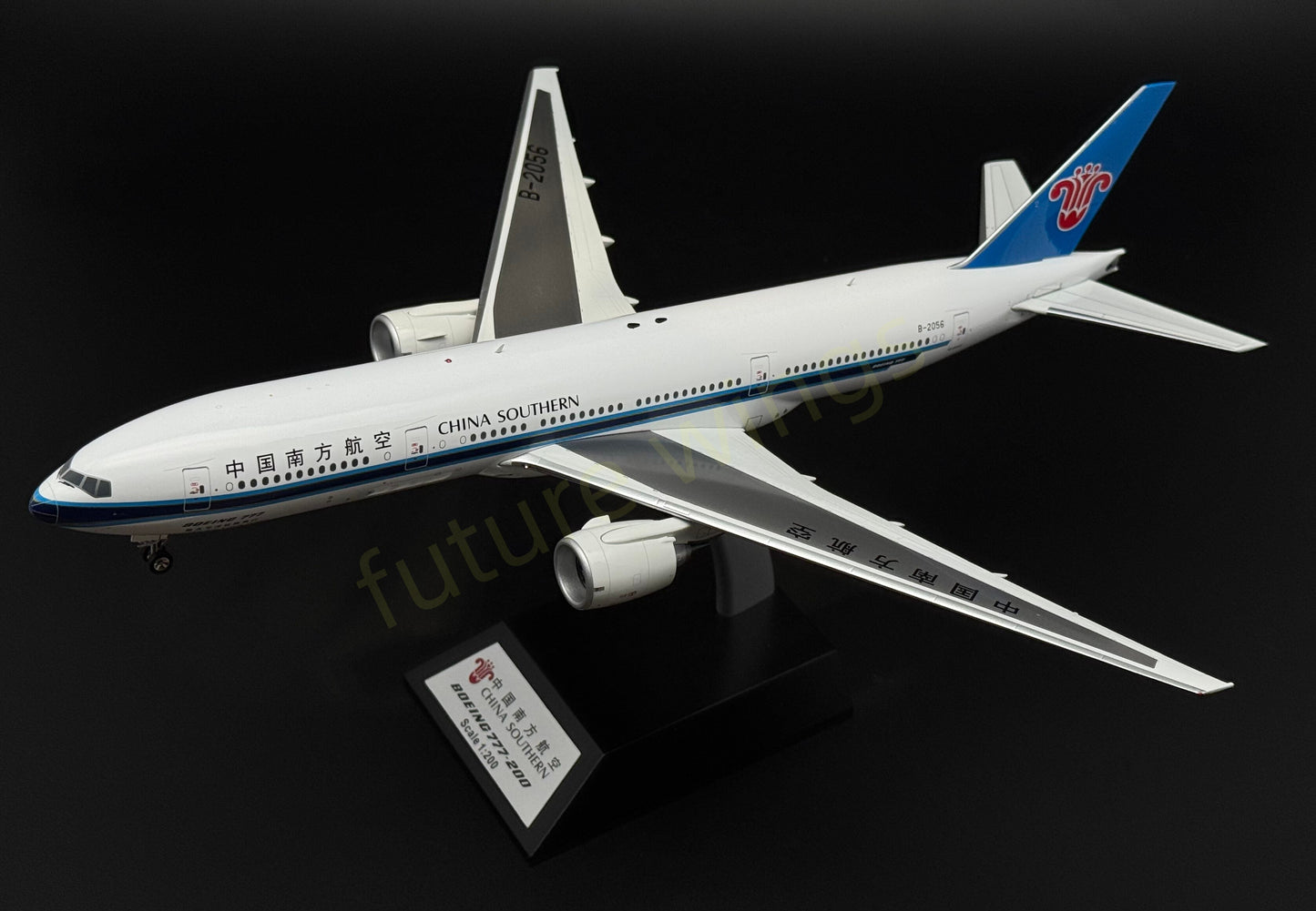 1:200 KJ Models(InFlight200) China Southern Airlines B777-200ER B-2056 Diecast Aircraft Model