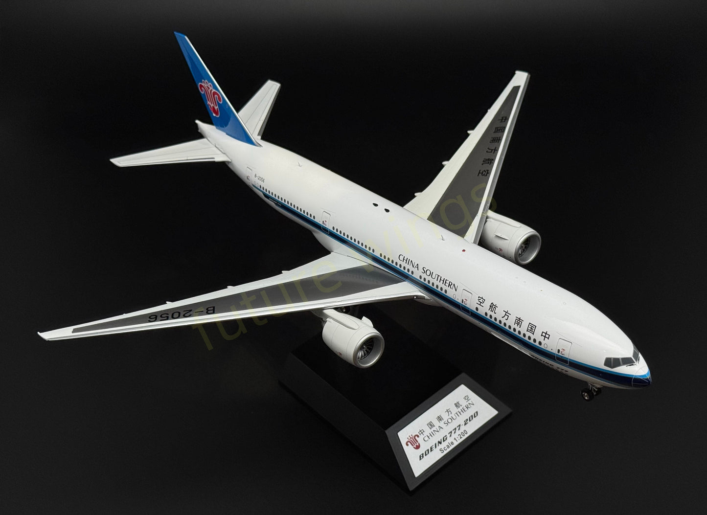 1:200 KJ Models(InFlight200) China Southern Airlines B777-200ER B-2056 Diecast Aircraft Model