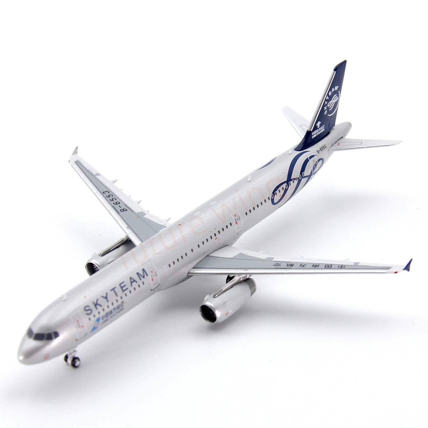 1:400 Geministar China Southern Airlines A321 B-6553 "SKYTEAM" Aircraft Model+Free Tractor