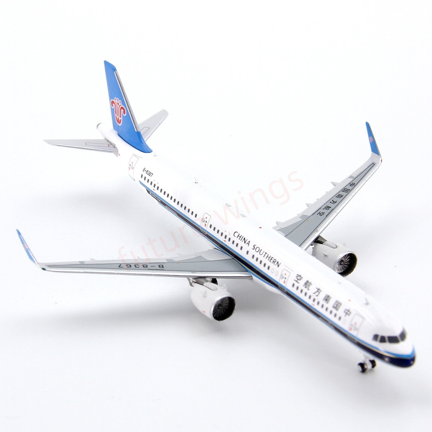 1:400 Geministar China Southern Airlines A321neo B-8367 Aircraft Model+Free Tractor
