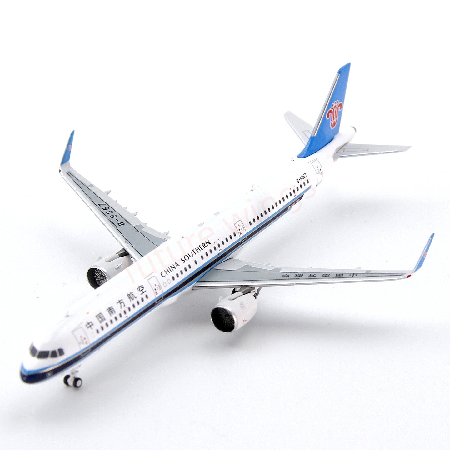 1:400 Geministar China Southern Airlines A321neo B-8367 Aircraft Model+Free Tractor