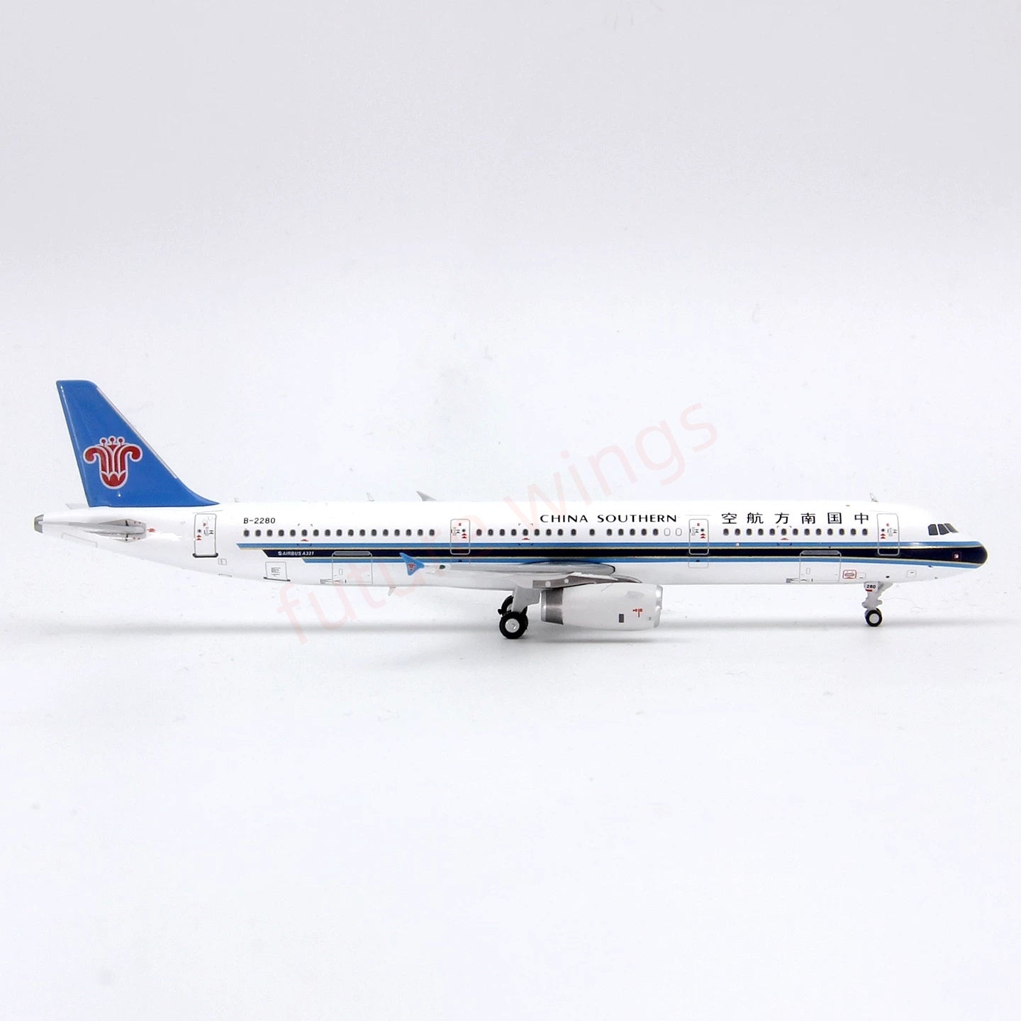 1:400 Geministar China Southern Airlines A321neo  B-2280 Aircraft Model+Free Tractor