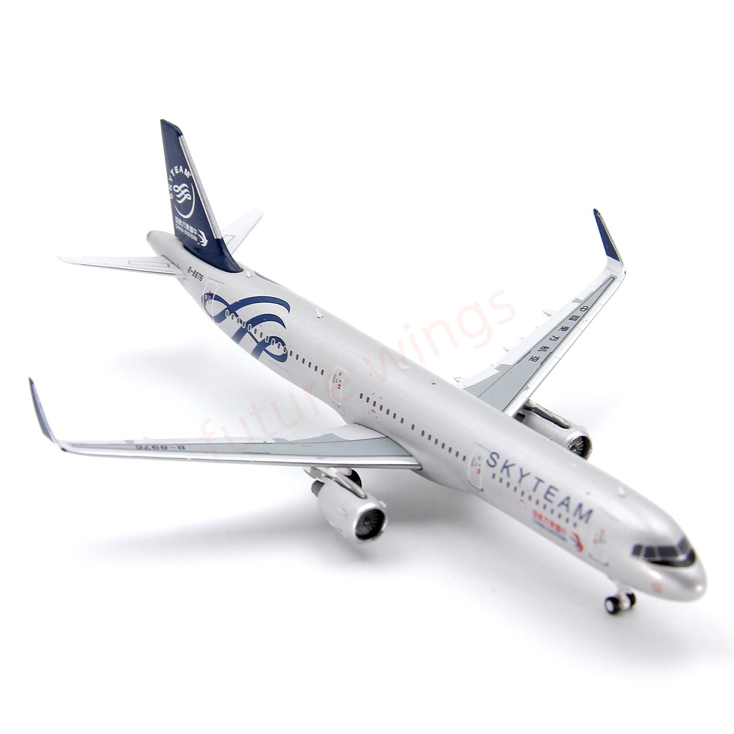 1:400 Geministar China Eastern Airlines A321 B-8976 “SKYTEAM”Aircraft Model+Free Tractor