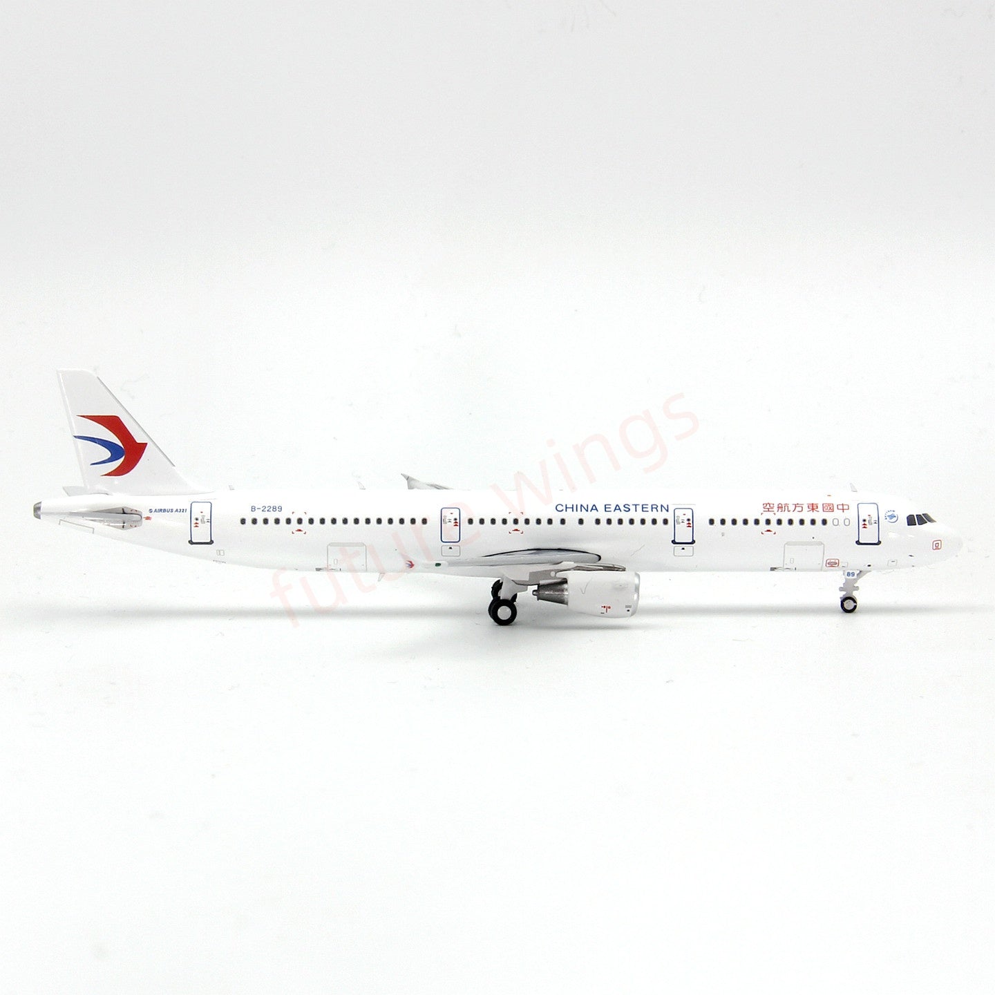 1:400 Geministar China Eastern Airlines A321 B-2289 Aircraft Model+Free Tractor