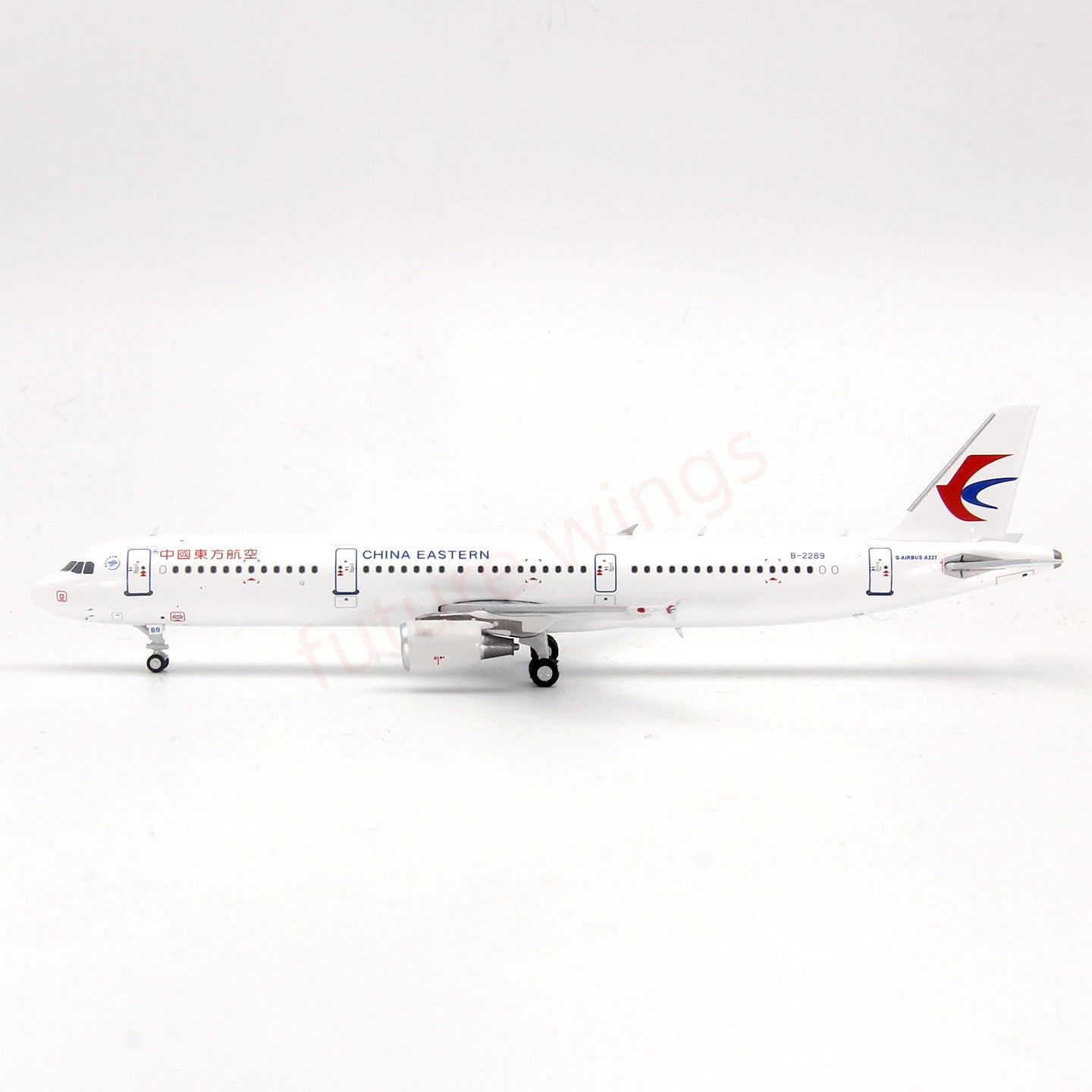 1:400 Geministar China Eastern Airlines A321 B-2289 Aircraft Model+Free Tractor