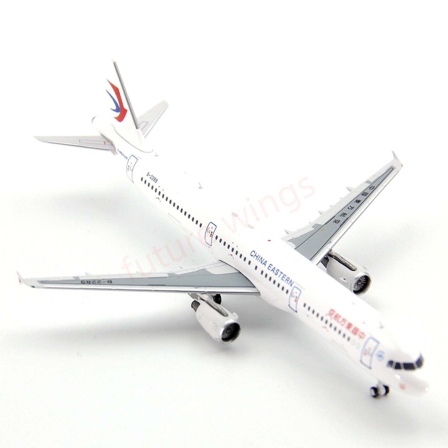 1:400 Geministar China Eastern Airlines A321 B-2289 Aircraft Model+Free Tractor