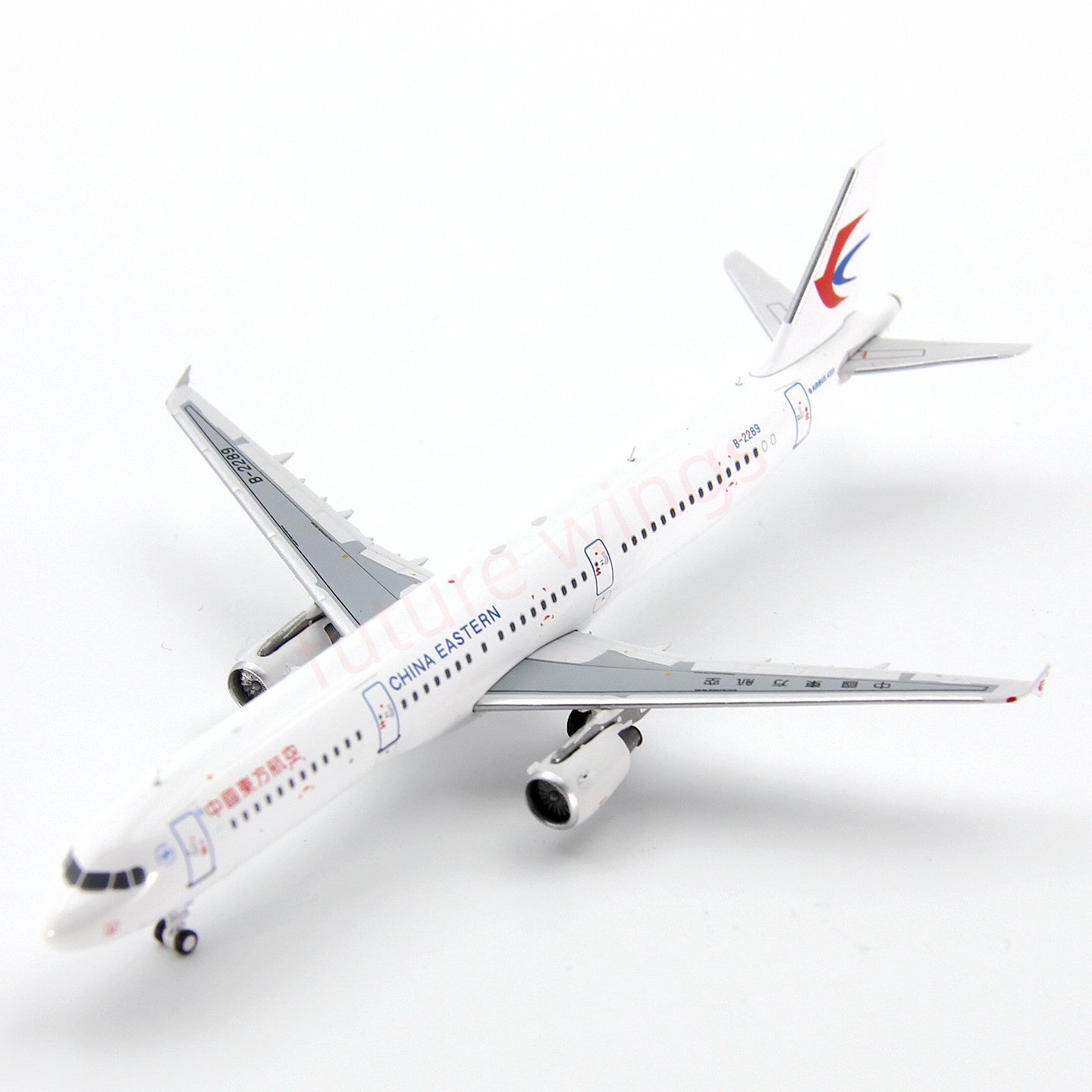 1:400 Geministar China Eastern Airlines A321 B-2289 Aircraft Model+Free Tractor