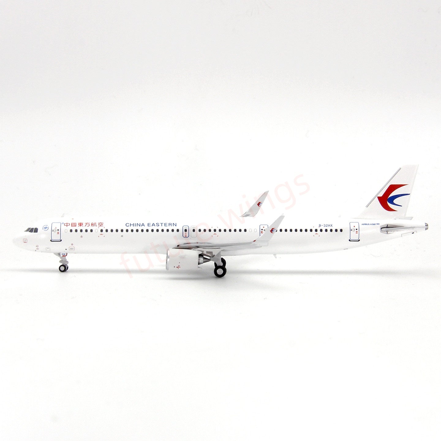 1:400 Geministar China Eastern Airlines A321 B-32HX Aircraft Model+Free Tractor