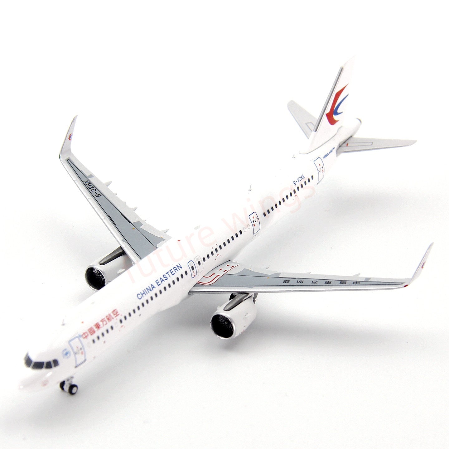 1:400 Geministar China Eastern Airlines A321 B-32HX Aircraft Model+Free Tractor