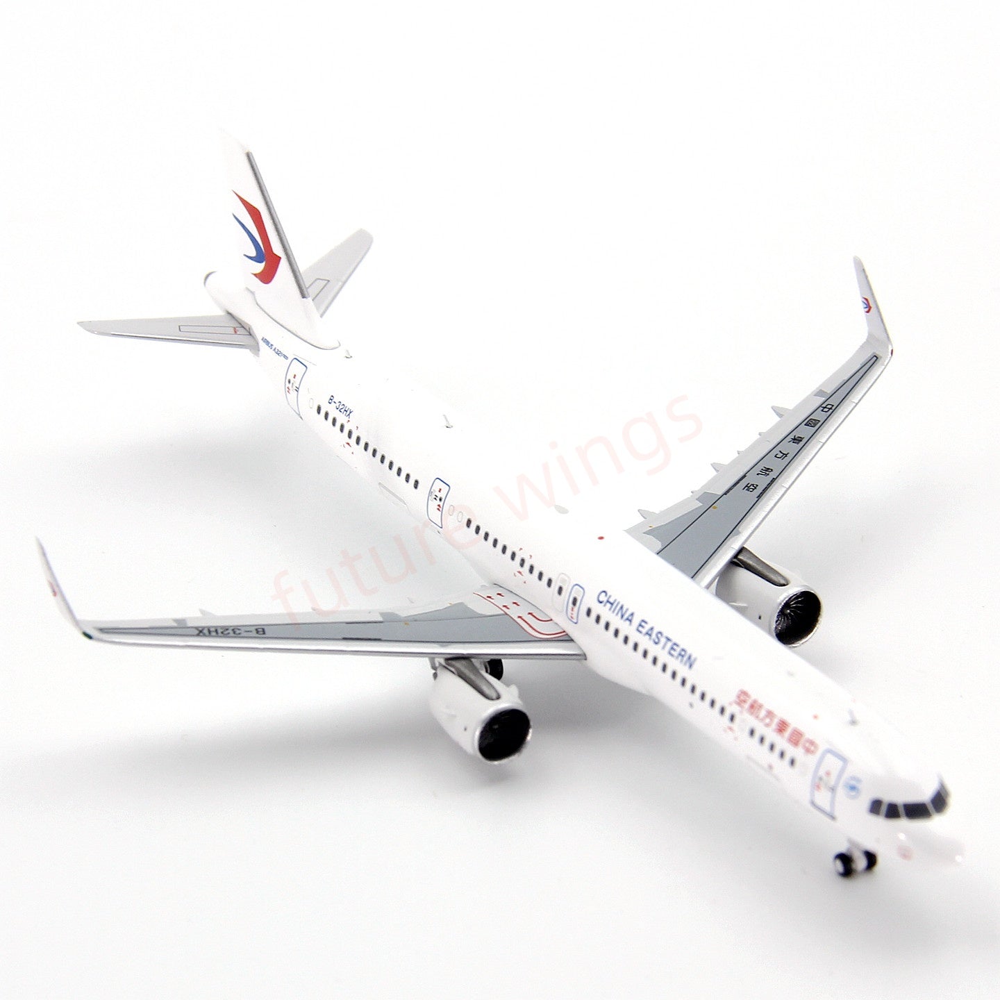 1:400 Geministar China Eastern Airlines A321 B-32HX Aircraft Model+Free Tractor