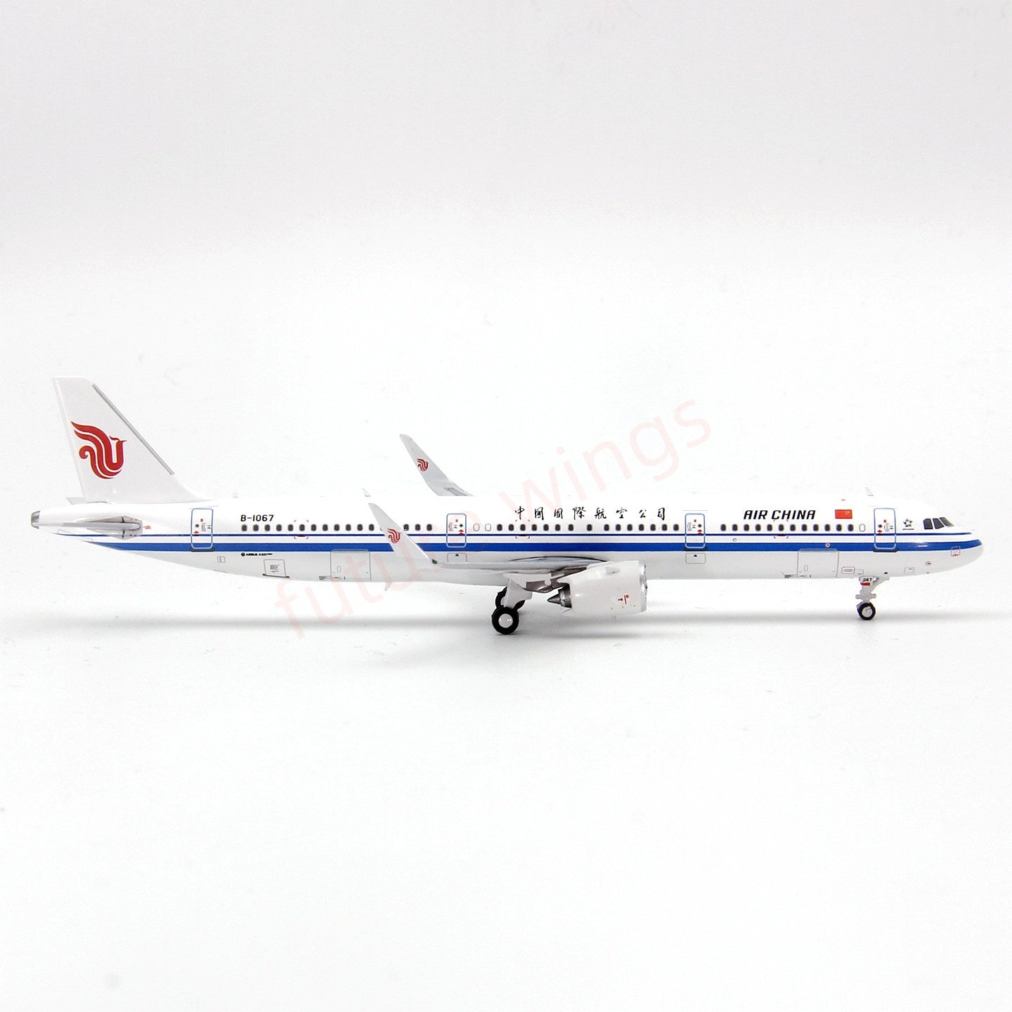 1:400 Geministar Air China A321 B-1067 Aircraft Model+Free Tractor