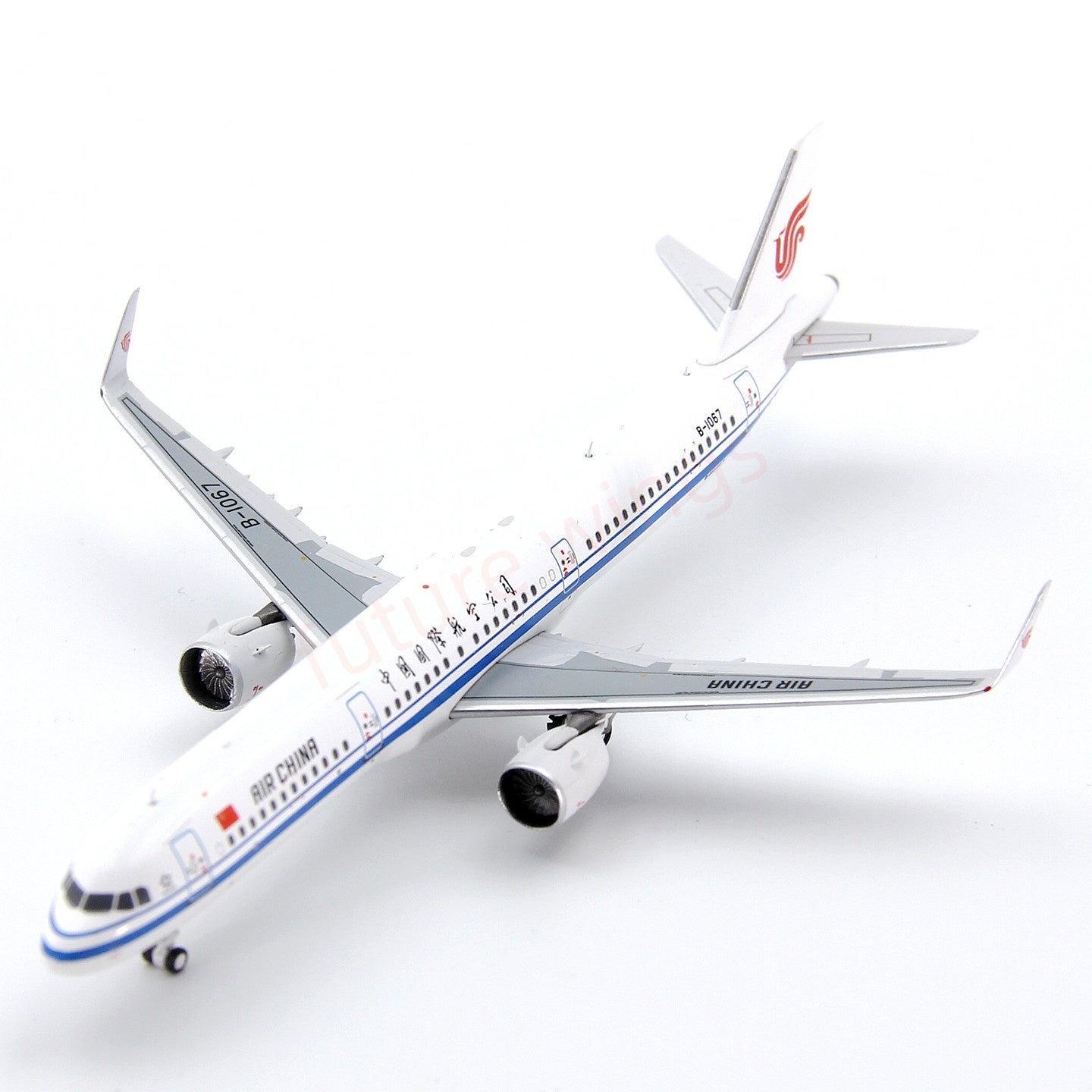 1:400 Geministar Air China A321 B-1067 Aircraft Model+Free Tractor