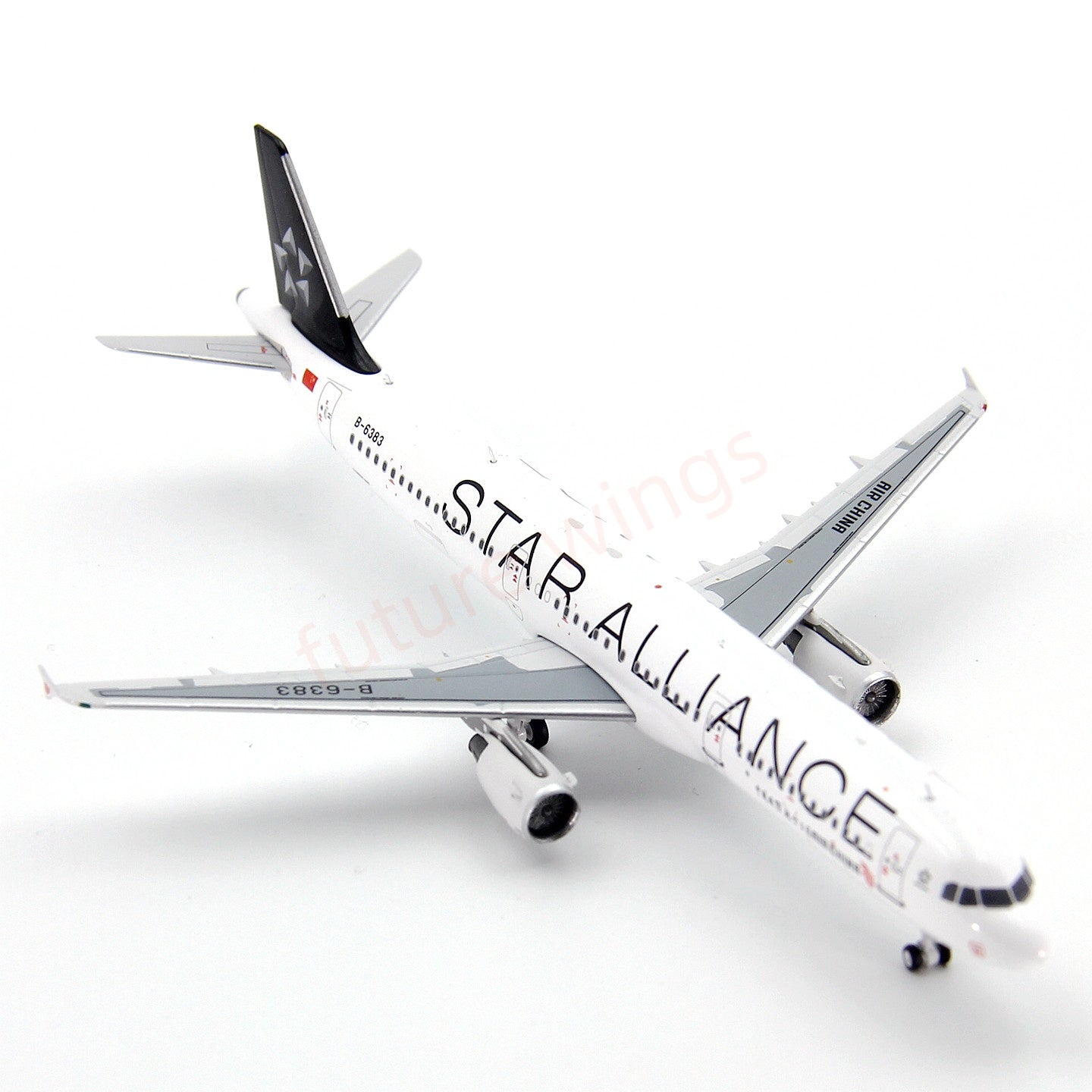 1:400 Geministar Air China A321 B-6383 “STAR ALLIANCE” Aircraft Model+Free Tractor