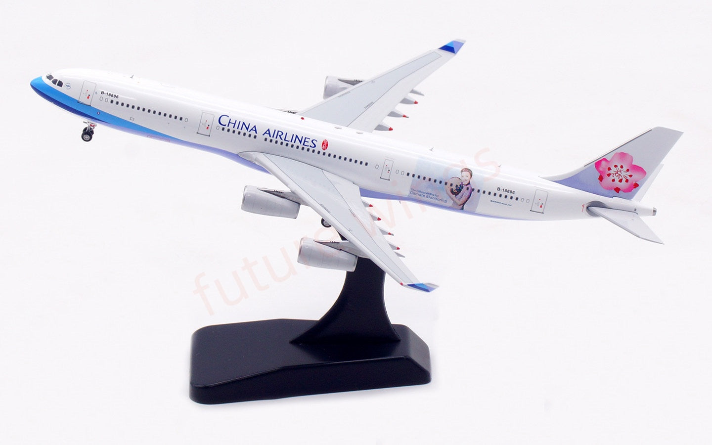 1:400 Aviation400 Air China A340-300 B-18806 Aircraft Model Free Tractor+Stand
