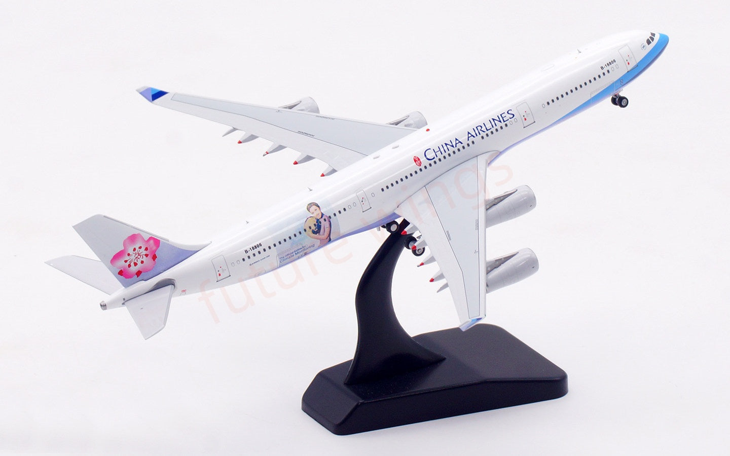 1:400 Aviation400 Air China A340-300 B-18806 Aircraft Model Free Tractor+Stand