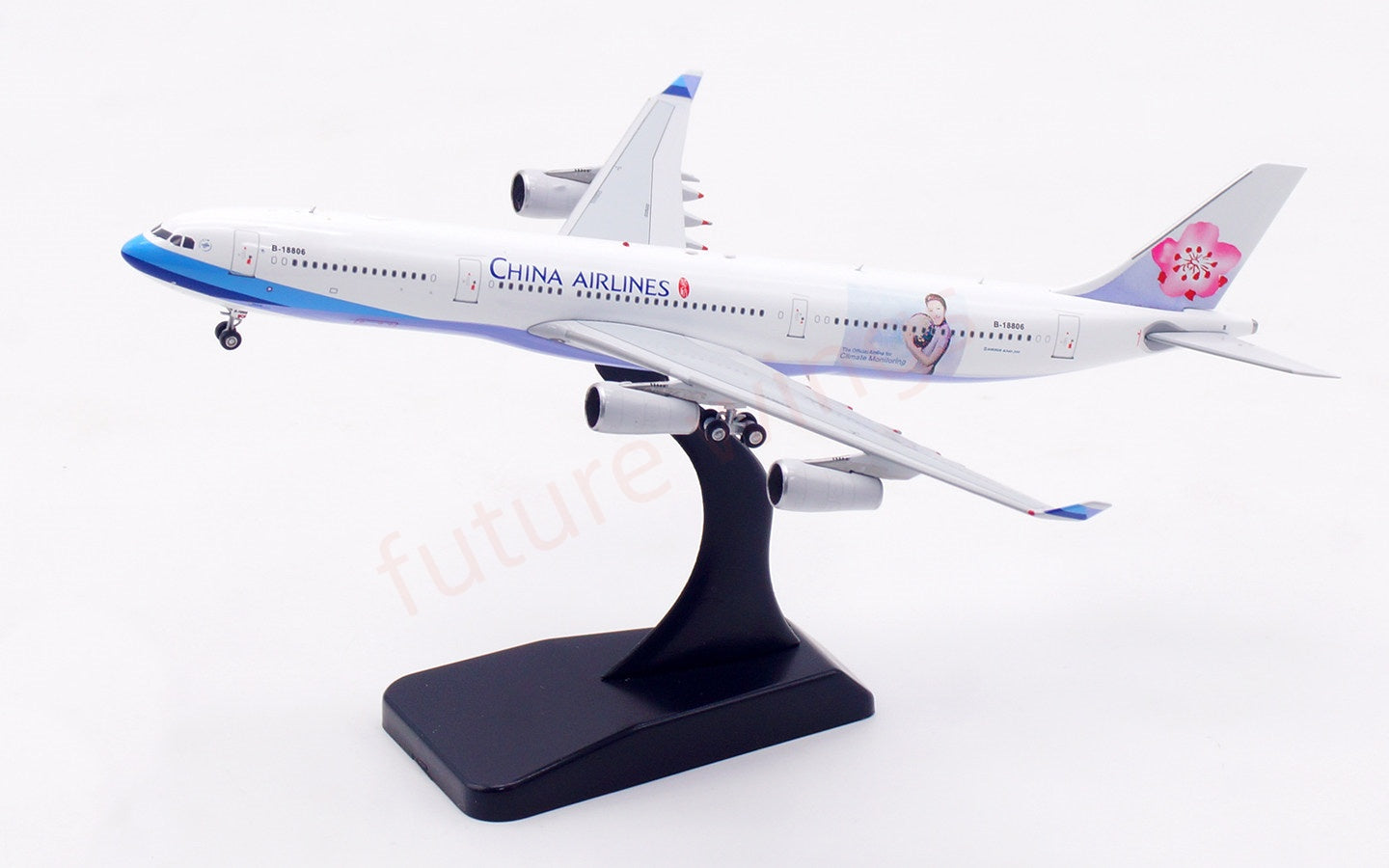 1:400 Aviation400 Air China A340-300 B-18806 Aircraft Model Free Tractor+Stand