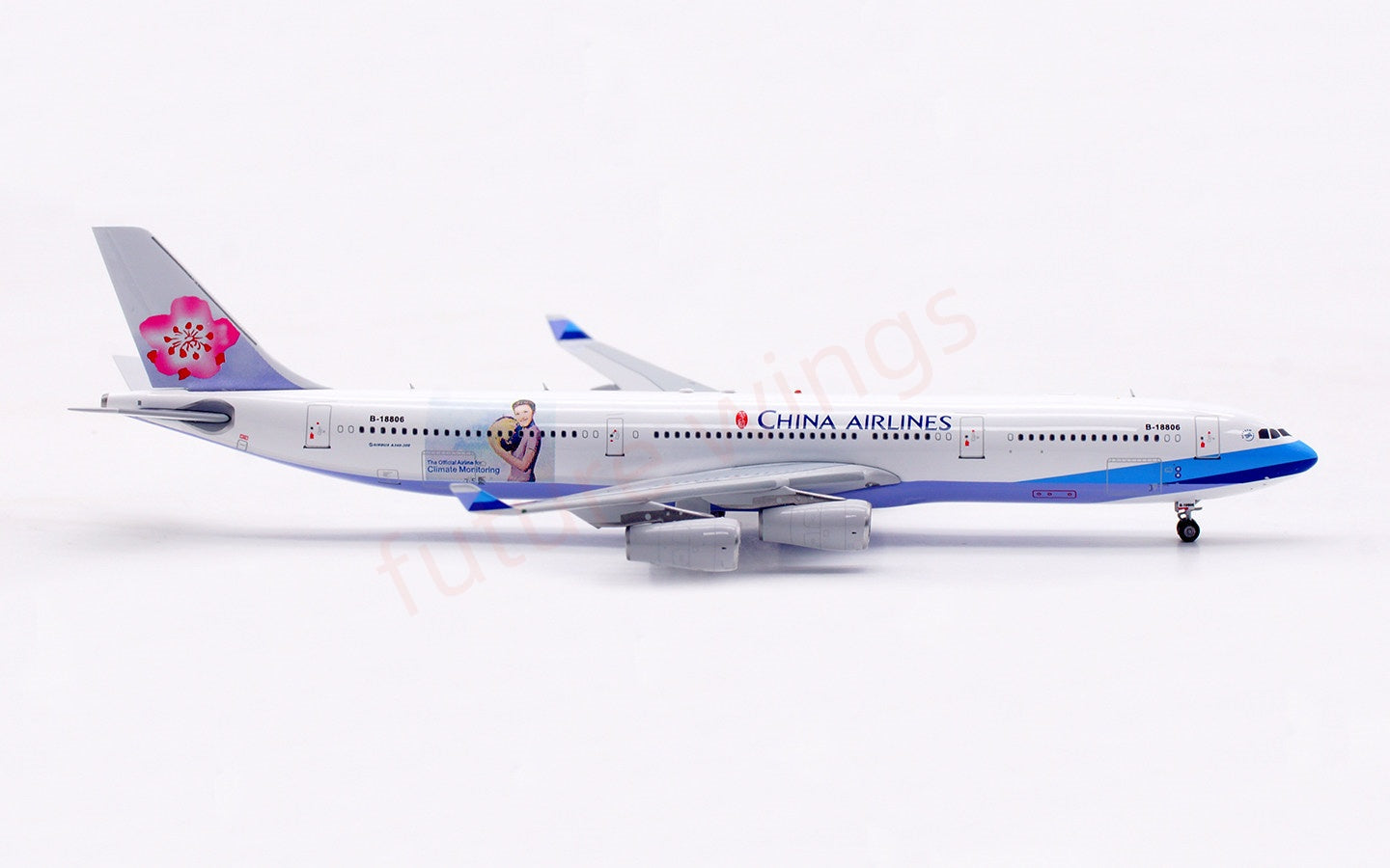 1:400 Aviation400 Air China A340-300 B-18806 Aircraft Model Free Tractor+Stand
