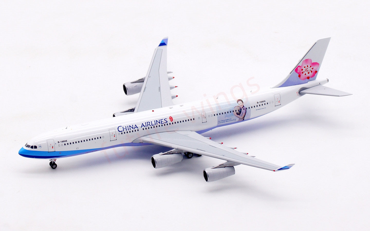 1:400 Aviation400 Air China A340-300 B-18806 Aircraft Model Free Tractor+Stand