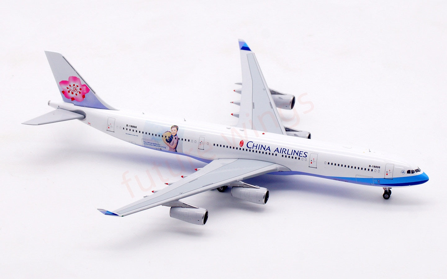 1:400 Aviation400 Air China A340-300 B-18806 Aircraft Model Free Tractor+Stand