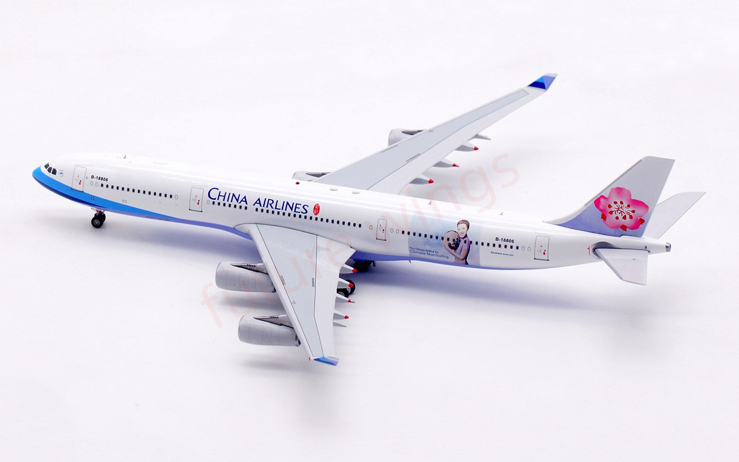 1:400 Aviation400 Air China A340-300 B-18806 Aircraft Model Free Tractor+Stand