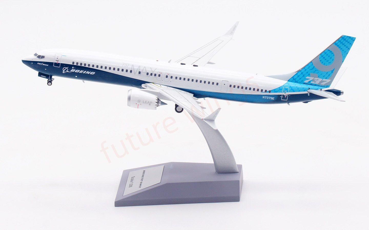1:200 InFlight200 Boeing House Color B737-9MAX N7379E Diecast Aircraft Model