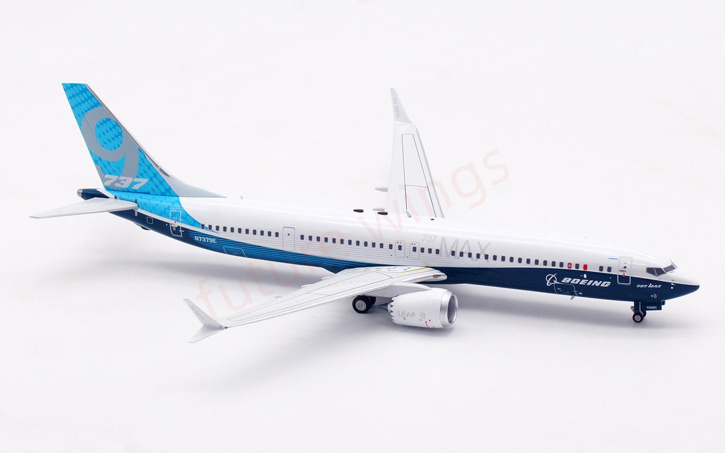 1:200 InFlight200 Boeing House Color B737-9MAX N7379E Diecast Aircraft Model