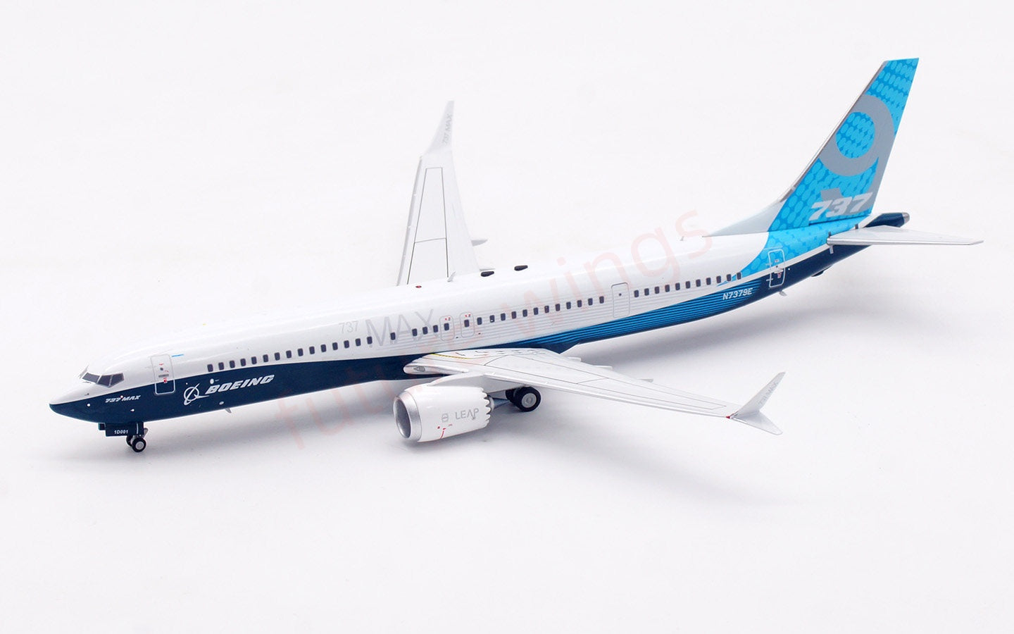1:200 InFlight200 Boeing House Color B737-9MAX N7379E Diecast Aircraft Model