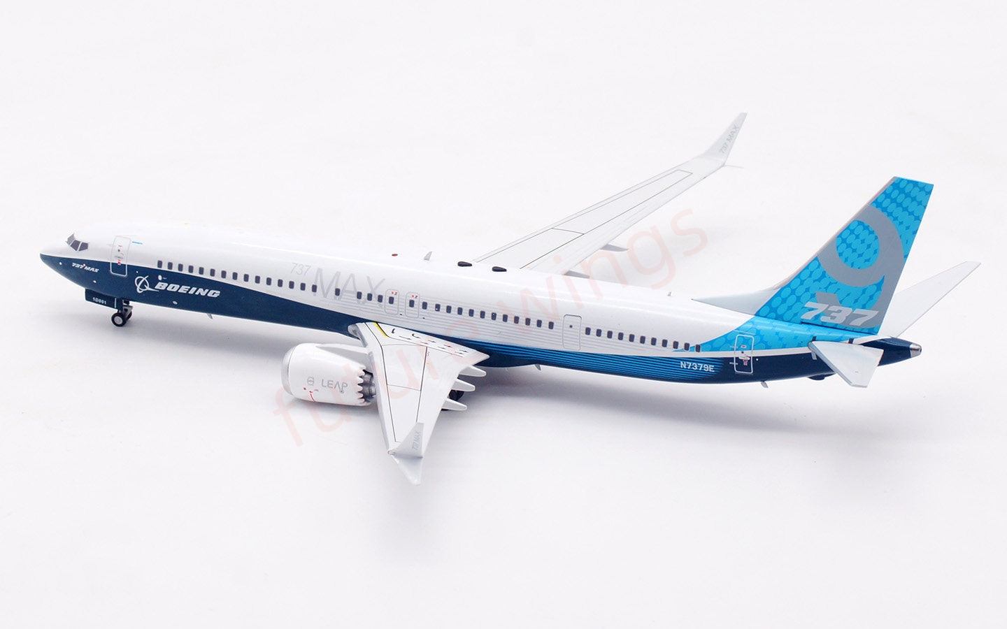 1:200 InFlight200 Boeing House Color B737-9MAX N7379E Diecast Aircraft Model